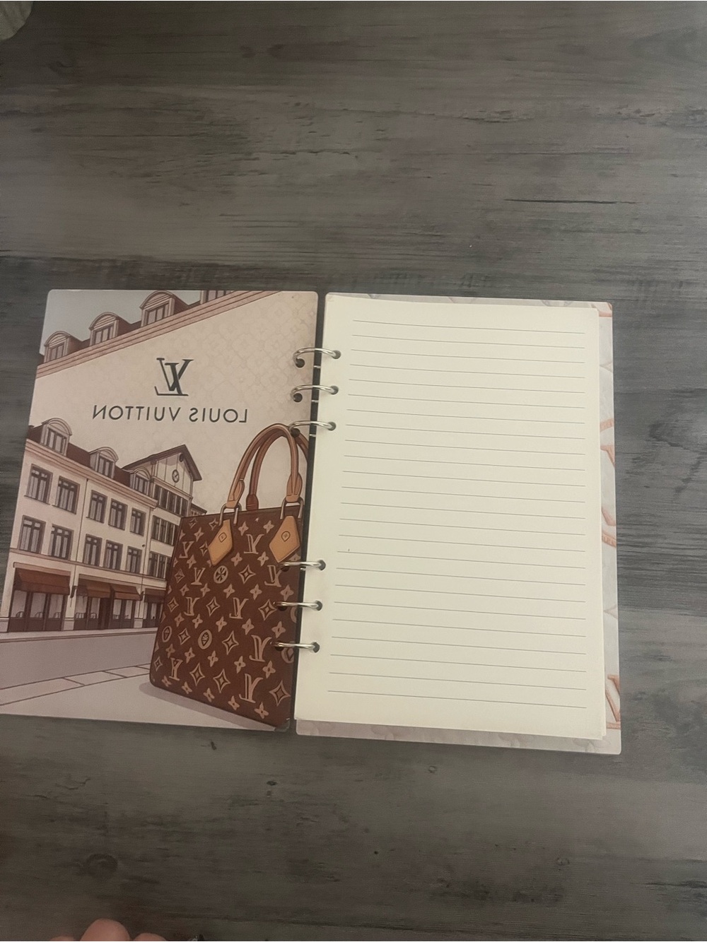 Brown Monogram Notebook - Picture 3 of 7